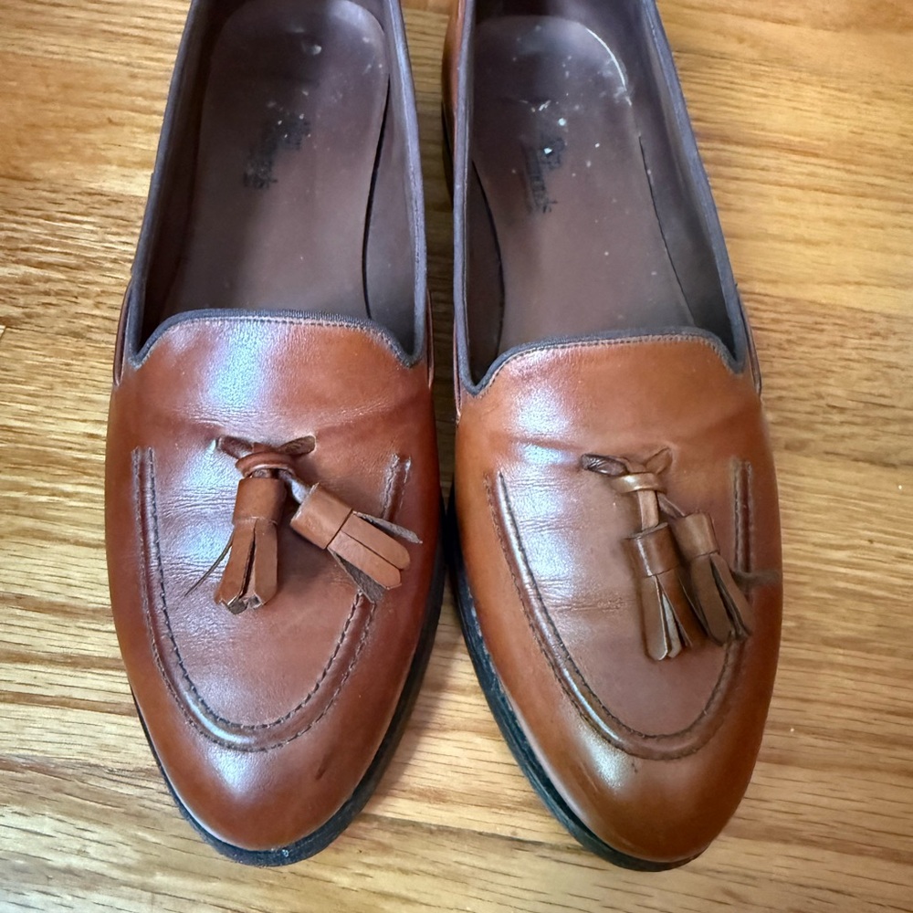 Allen Edmonds Brown Leather Tassel Loafers